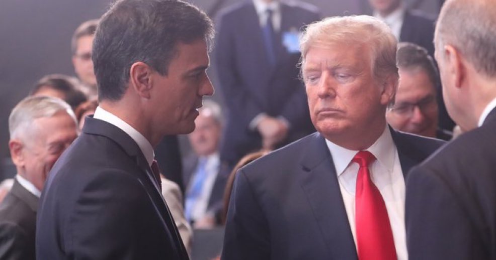 Sánchez está eufórico generando odio a Donald Trump