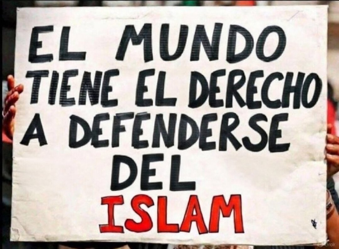 Occidente tiene derecho a defenderse del Islam, religión incompatible con la libertad