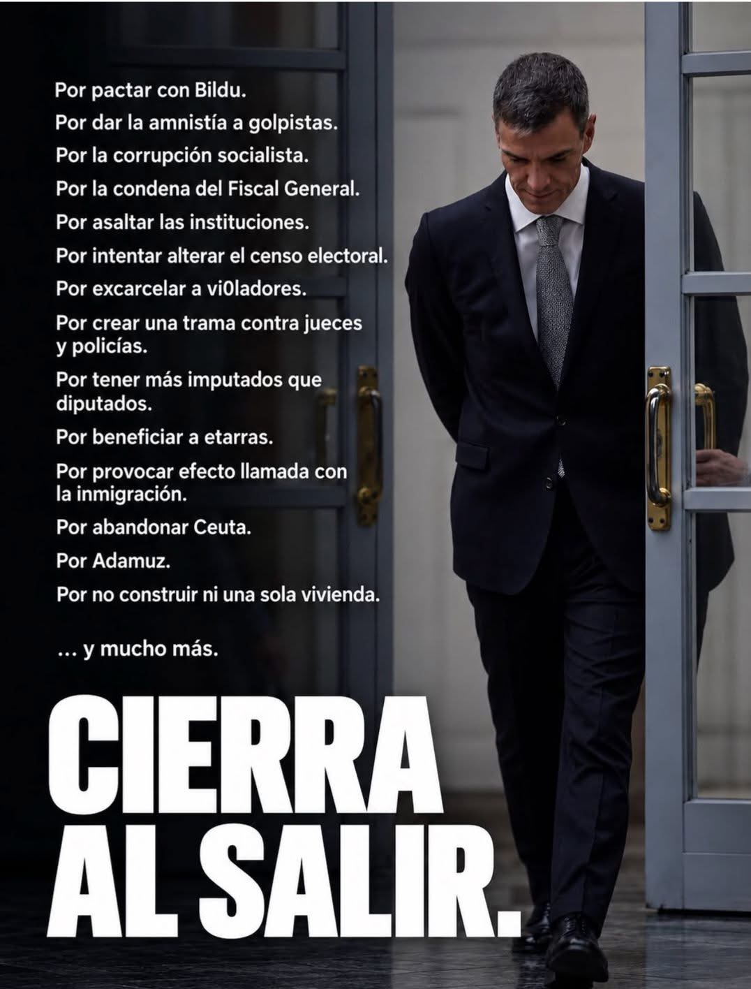 España se juega la democracia. Mensajes para derrotar a Sánchez