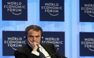 Zapatero, un cateto en Davos