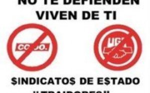 Los sindicatos españoles son traidores y antidemocráticos