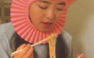 La máscara para comer espaguetis, un ejemplo de invento fallido