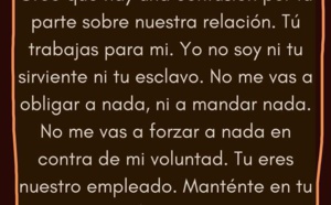 Señor Pedro Sánchez: "usted trabaja para mi"