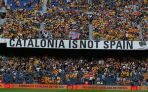 Hasta los estadios de fútbol se emplan para potenciar el odio a España, mientras que el gobierno de Sánchez sigue regalando dinero y privilegios al independentismo.
