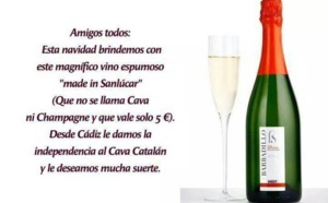Los de Cádiz conceden la "independencia" al cava catalán