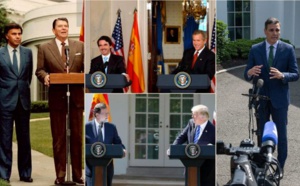 La hemeroteca no perdona. Sánchez, el único presidente que comparece sólo ante la prensa, despreciado por Biden.