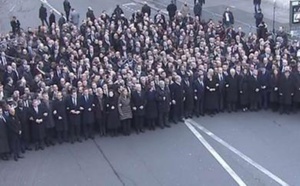 Otro engaño en Paris: los líderes mundiales no estuvieron en la manifestación