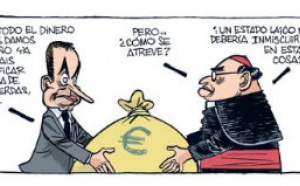 Zapatero fortalece a la Iglesia en España