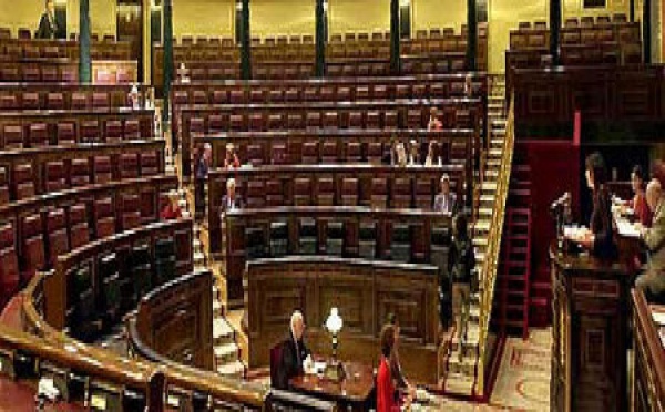 Panda de vagos en las Cortes españolas