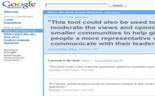 La Casa Blanca utiliza Google Moderator para perfeccionar la democracia
