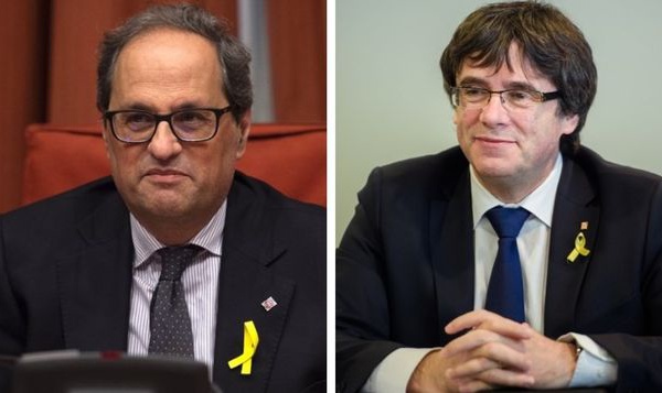 Puigdemont y Quim Torra, su marioneta, crearán mucha angustia y peligro en España