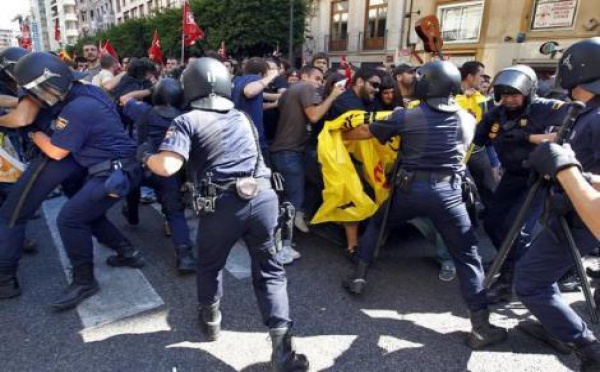 España: la huelga general permite al gobierno probar sobre el terreno sus dispositivos antirebeldía ciudadana