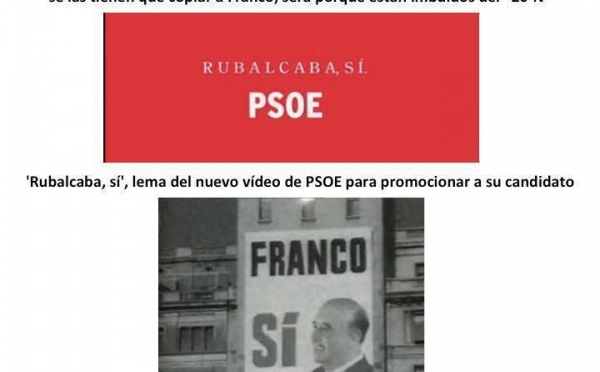 La campaña de Rubalcaba fomenta la envidia y el odio