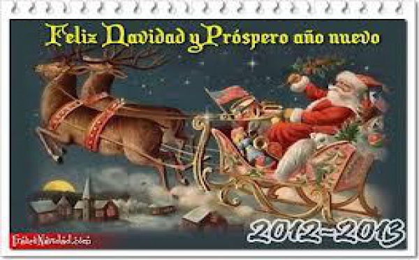 Feliz Navidad y próspero año nuevo