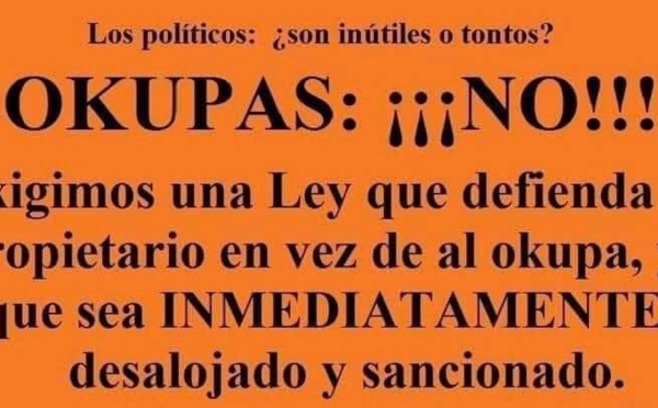 El social-comunismo de Sánchez e Iglesias será derrotado por proteger a los okupas