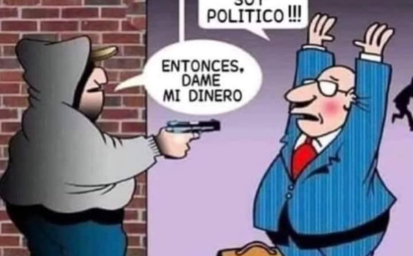 La inmensidad de políticos parásitos que nos expolian y asfixian