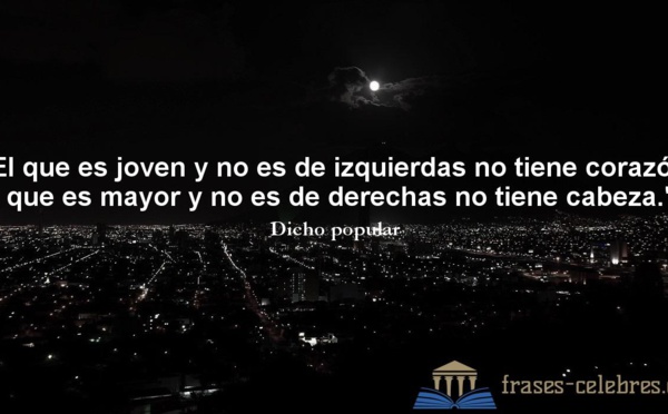 ¿ERES DE DERECHAS O DE IZQUIERDAS?