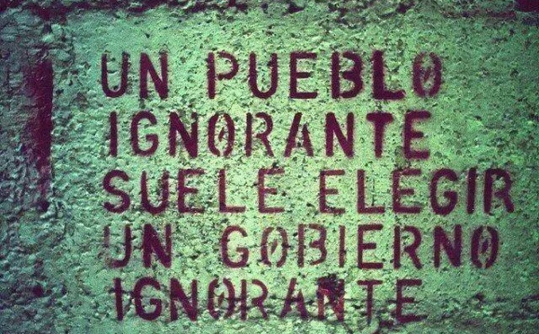 Los políticos españoles son mediocres, torpes y mal preparados