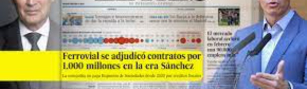 ¿Quién debe más a España Ferrovial o Pedro Sánchez?