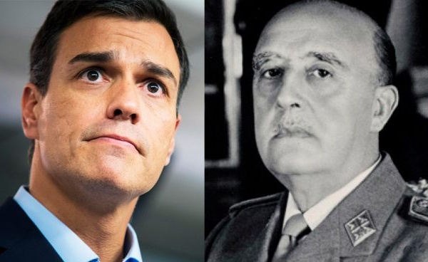 Dos dictaduras en España, la de Franco y la de Sánchez